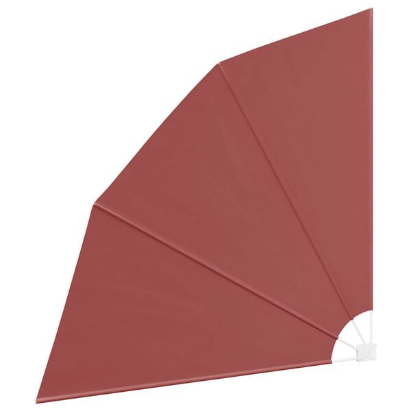 vidaXL Faltbarer Balkonf&auml;cher Terracotta-Rot 210&times;210 cm