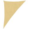 vidaXL Sonnensegel Sandfarbe 4x5x6,4 m 100% Polyester Oxford