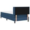 vidaXL Boxspringbett mit Matratze Blau 200 x 80 cm Polyester