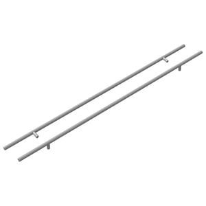 vidaXL Schrankgriff 2 Stk. Silber 800 mm Edelstahl