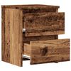 vidaXL Nachttisch Altholz-Optik 30&times;30&times;40 cm Holzwerkstoff