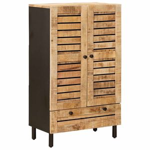vidaXL Stauraumschr&auml;nke Natur 60 x 33 x 100 cm Massivholz Mango