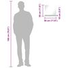 vidaXL Wandspiegel mit Regal 30&times;30 cm Hartglas