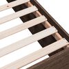 vidaXL Bettgestell Braun Eichen-Optik 140x200 cm Holzwerkstoff