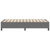 vidaXL Boxspringbett Hellgrau 100 x 200 cm Samt