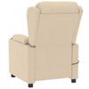 vidaXL Massagesessel Creme Stoff