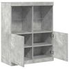 vidaXL Sideboard Betongrau 81x37x100 cm Holzwerkstoff
