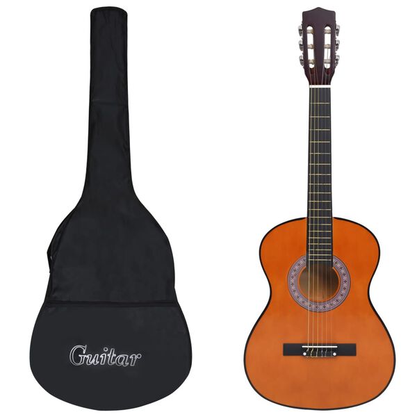 vidaXL Klassikgitarre f&uuml;r Anf&auml;nger mit Tasche 3/4 36"