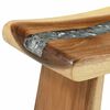 vidaXL Badezimmer Hocker Natur 50 x 30 x 45 cm Nat&uuml;rliche Holz