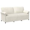 vidaXL 3-Sitzer-Sofa Creme 198 x 83 x 95 cm Samt