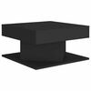vidaXL Couchtisch Schwarz 57x57x30 cm Holzwerkstoff