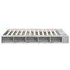 vidaXL Bettgestell Betongrau 160x200 cm Holzwerkstoff