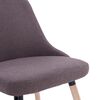 vidaXL Esszimmerst&uuml;hle 2 Stk. Taupe Stoff
