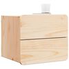 vidaXL Nachttisch Braun 39 x 34 x 33 cm Massivholz Kiefer