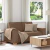 vidaXL 2-Sitzer Sofa Braun 160x78x84 cm Stoff