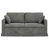 vidaXL Sofa Dunkelgrau 158 x 78 x 80 cm Samt