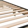 vidaXL Bettgestell Sonoma-Eiche 90x190 cm Holzwerkstoff und Metall