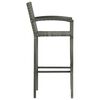vidaXL 7-tlg. Gartenbar-Set Grau