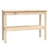vidaXL Konsolentisch 110x40x75 cm Massivholz Kiefer