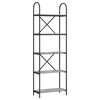 vidaXL B&uuml;cherregal 5 Ebenen 60 x 30 x 183 cm Holzwerkstoff