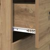 vidaXL Sideboard Artisan-Eiche 69,5 x 34 x 90 cm Verbundholz und Eisen