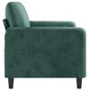 vidaXL 2-Sitzer-Sofa Dunkelgr&uuml;n 140 cm Samt