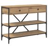 vidaXL Konsolentisch Braun 100 x 34,5 x 75 cm Holz