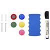 vidaXL Magnetisches Whiteboard Wei&szlig; 70 x 50 cm Stahl