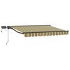 vidaXL Manueller Markisenrahmen mit LEDs 3 x 2,5 m