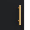 vidaXL Sideboard Schwarz 100x36x60 cm Holzwerkstoff