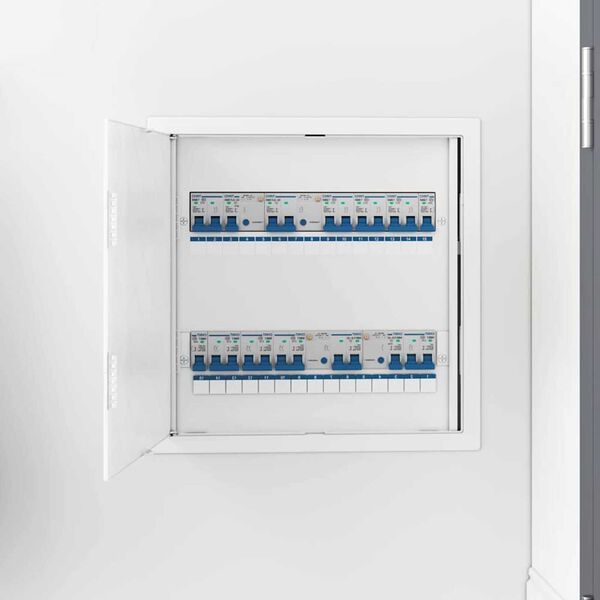 vidaXL Zugangspanels Wei&szlig; 40 x 40 cm ABS Kunststoff