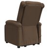 vidaXL Aufstehsessel Braun Stoff