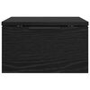 vidaXL Nachttisch 2 pcs Schwarz Eichen-Optik 34 x 30 x 20 cm