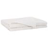 vidaXL Gewichtsdecke Wei&szlig; 200 x 225 cm 9 kg 100% Baumwolle 205T