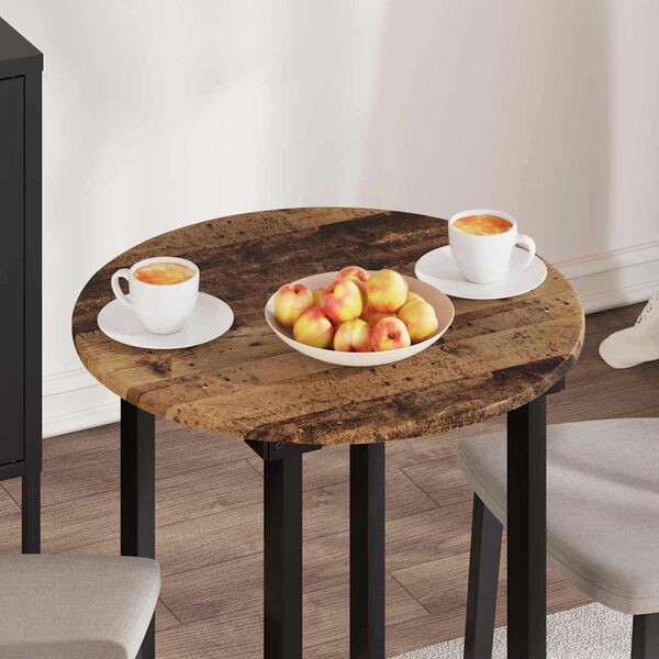 vidaXL Tischplatte Altholz 60 x 60 x 1,5 cm Holzwerkstoff