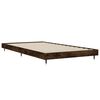 vidaXL Bettgestell ohne Matratze R&auml;uchereiche 100x200 cm Holzwerkstoff