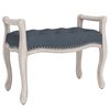 vidaXL Sitzbank Dunkelgrau 80x45x60 cm Samt