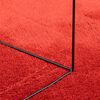 vidaXL Teppich OVIEDO Kurzflor Rot 120x120 cm