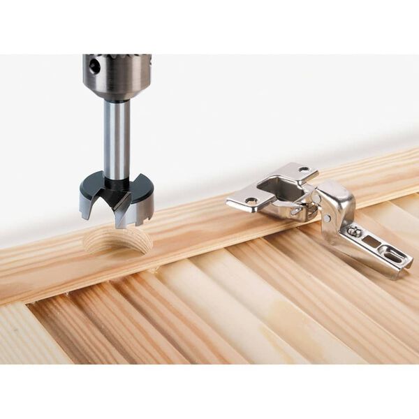 wolfcraft 5-tlg. Forstnerbohrer-Set Stahl 1002000