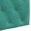 vidaXL H&auml;ngevorderseite Wandmontiert T&uuml;rkis 190 x 55 x 7 cm Samt