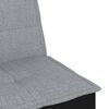 vidaXL Schlafsofa in L-Form Hellgrau 255x140x70 cm Stoff