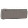 vidaXL Kopfteil-Kissen "Hvar" Taupe 160 cm Stoff