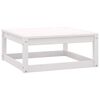 vidaXL 6-tlg. Garten-Lounge-Set Wei&szlig; Massivholz Kiefer