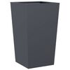 vidaXL Pflanzk&uuml;bel 2 Stk. Anthrazit 45x45x75 cm Stahl
