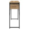 vidaXL Konsolentisch Artisan-Eiche 105x30x75cm Holzwerkstoff