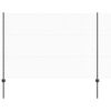 vidaXL Sechseckzaun mit Pfosten 100 x 1,5 m PVC-beschichteter Stahl