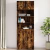 vidaXL Wandschrank R&auml;uchereiche 80x42,5x40 cm Holzwerkstoff
