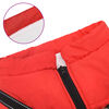 vidaXL Hundemantel mit Geschirr Rot L68 Fleece und Polyester