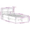 vidaXL Massivholzbett ohne Matratze 100x200 cm Kiefernholz