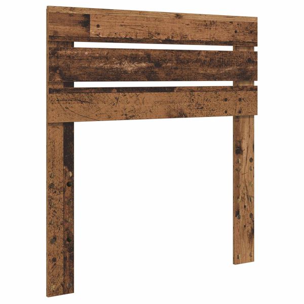 vidaXL Kopfteil mit Kopfteil Altholz 75 cm Holzwerkstoff